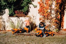 Дитячий трактор каталка з причепом Falk 260C Kubota